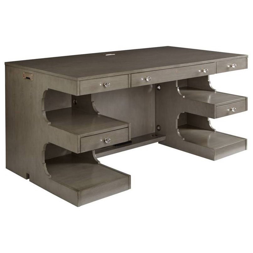 Stanley Furniture Latitude Writing Desk with Shelves on Back Find